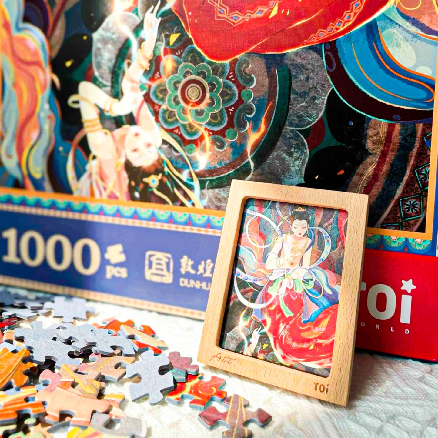 Radiant Dunhuang Series Graceful Dance of the Heavens 1000 Piece Jigsaw Puzzle