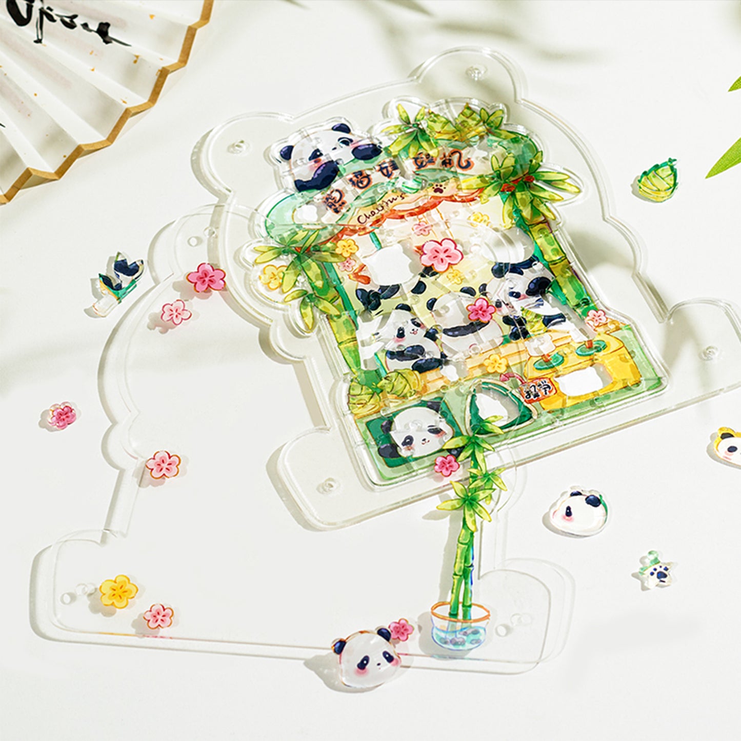 Panda Claw Machine 70 Piece Acrylic Puzzle