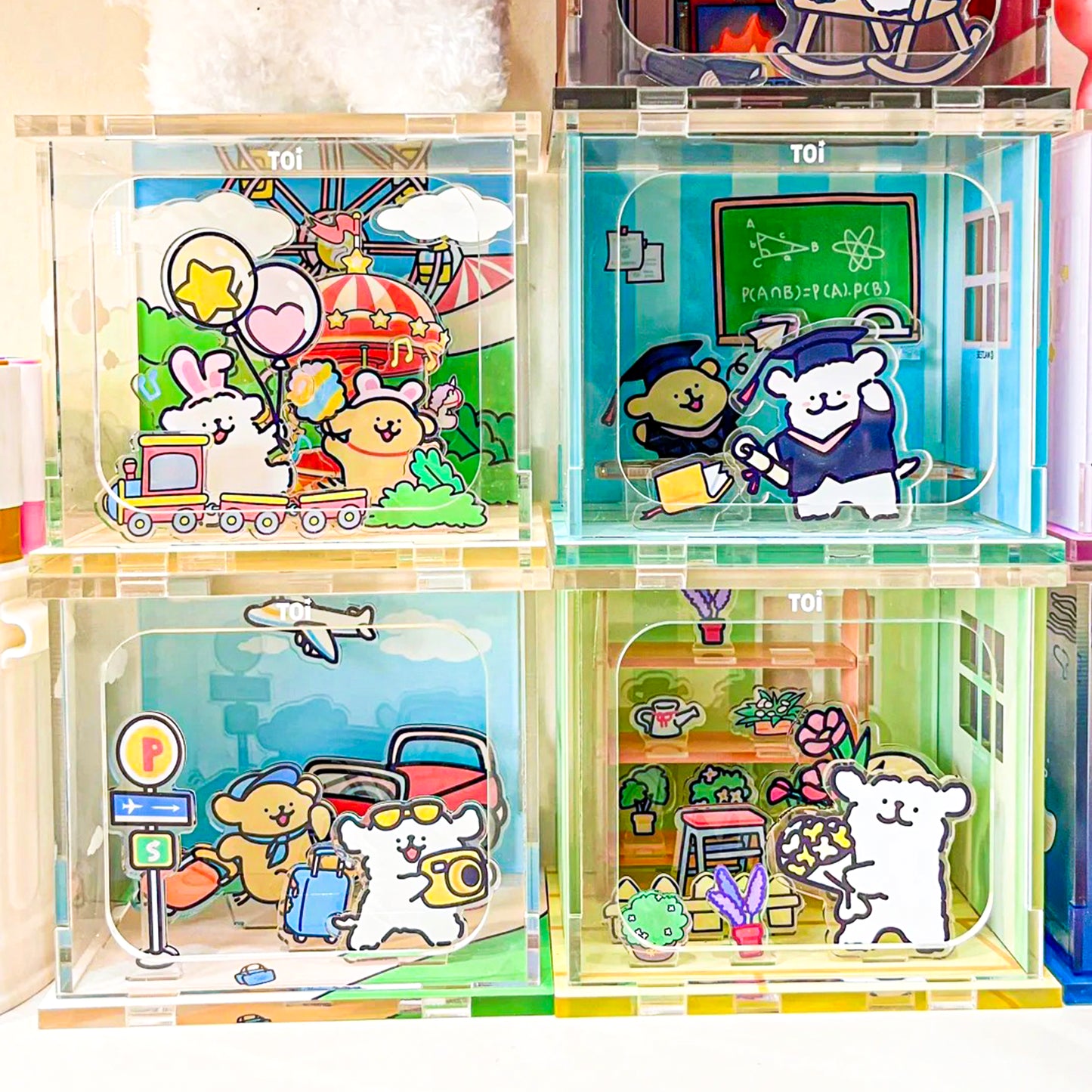 Maltese Puppy Playhouse Acrylic Puzzle