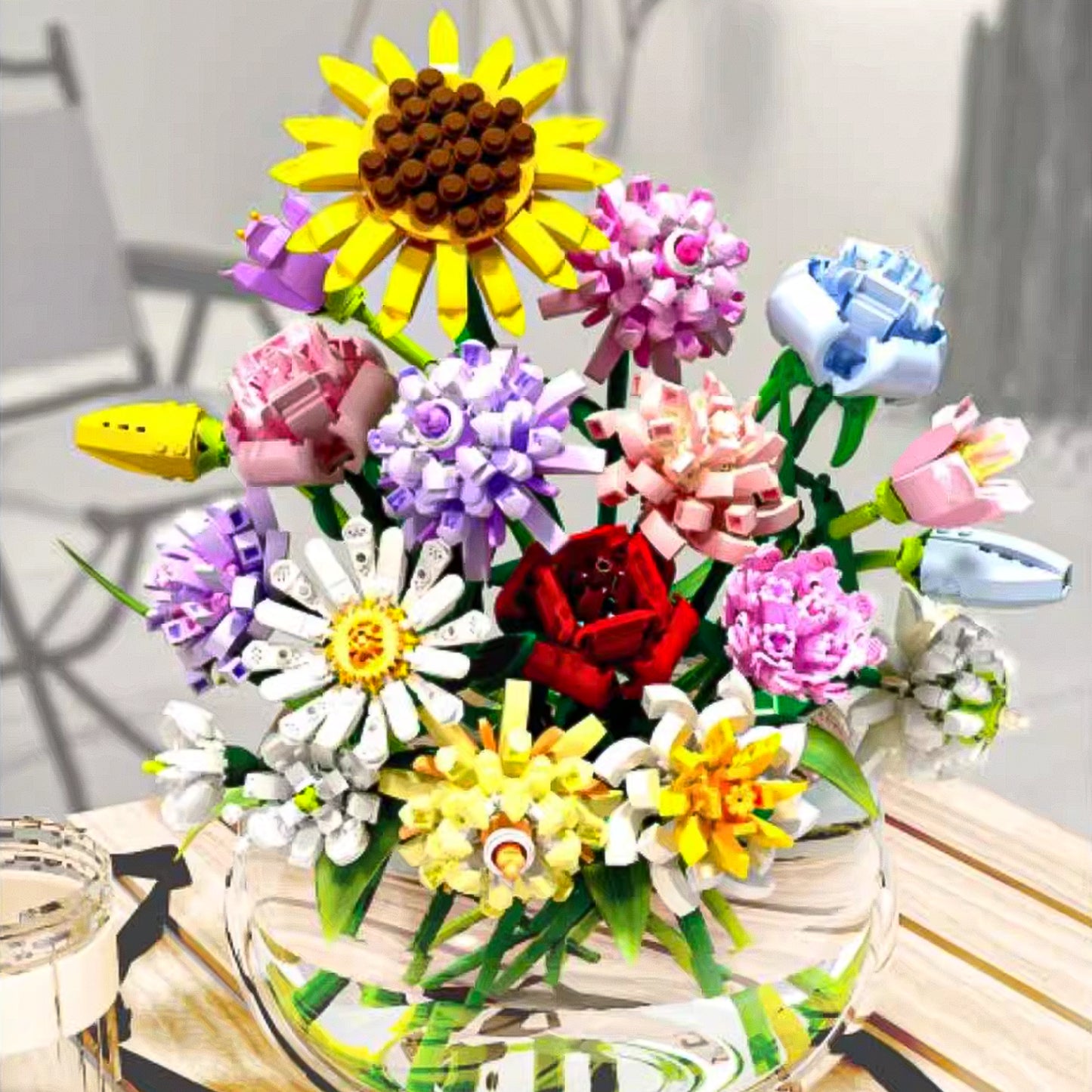 Block Florist Blue Rose