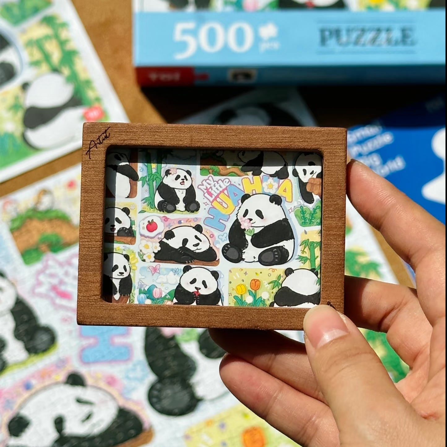 We Love Hua Hua 500 Piece Jigsaw Puzzle