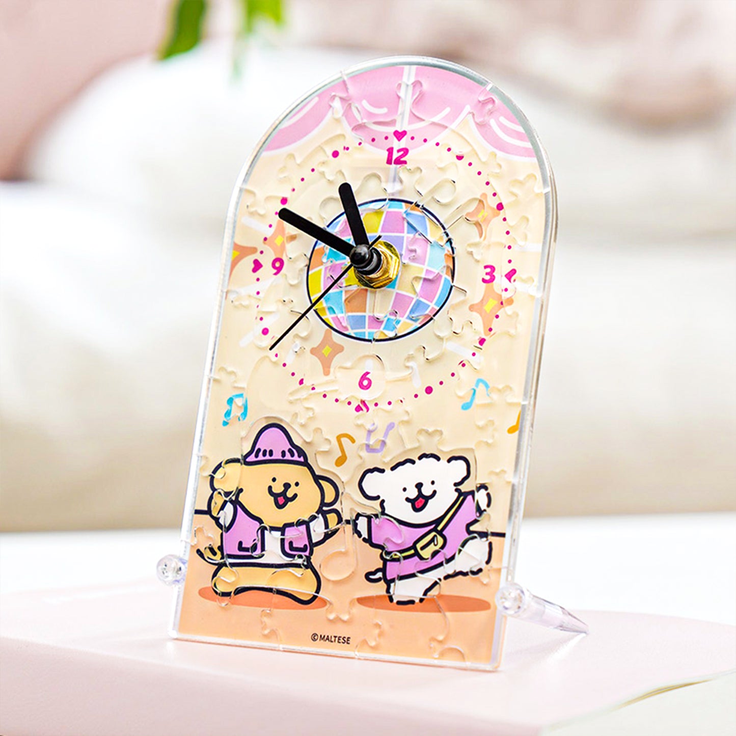 Maltese Gateway of Time Swinging Moments Acrylic Puzzle