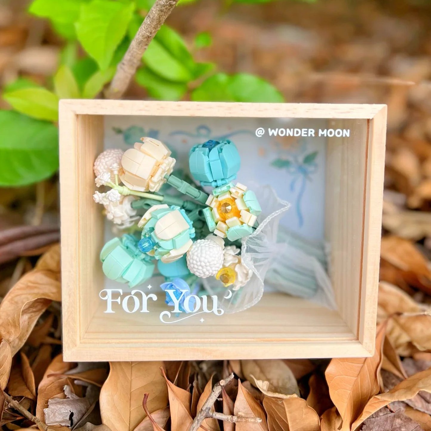 For You Series Stars Blooms Building Block Flower Bouquet Display Set