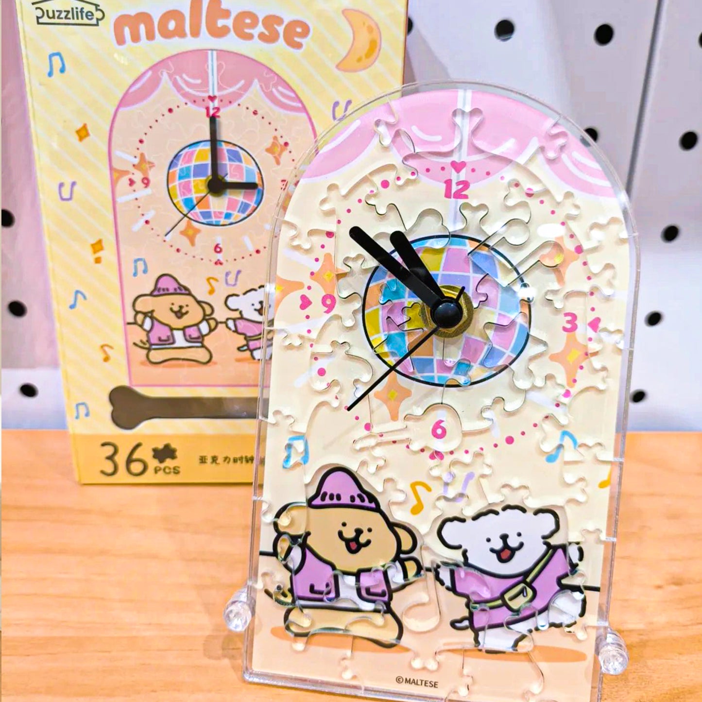 Maltese Gateway of Time Swinging Moments Acrylic Puzzle