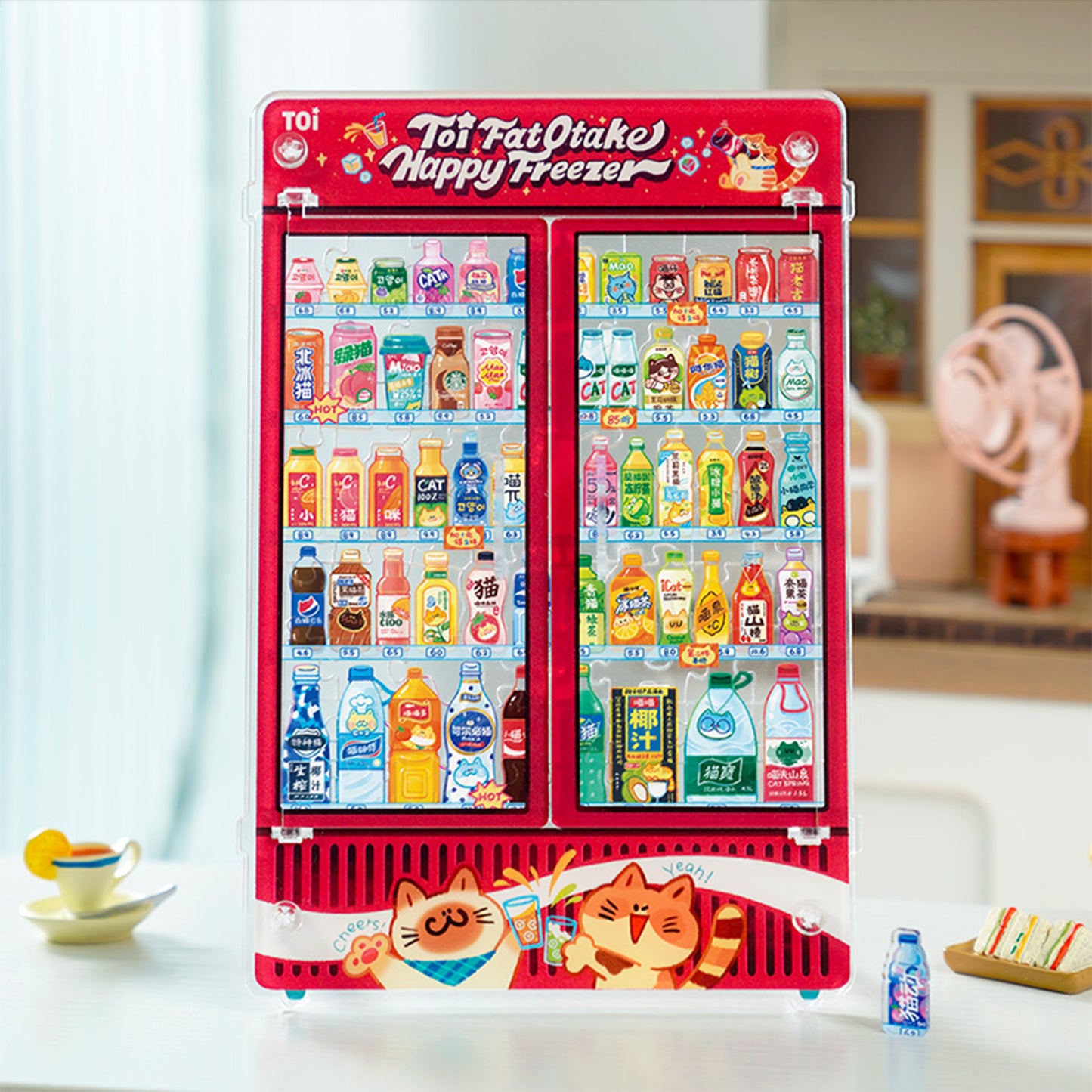 Infinite Snack Machine Happy Beverage Fridge Irregular Acrylic Puzzle