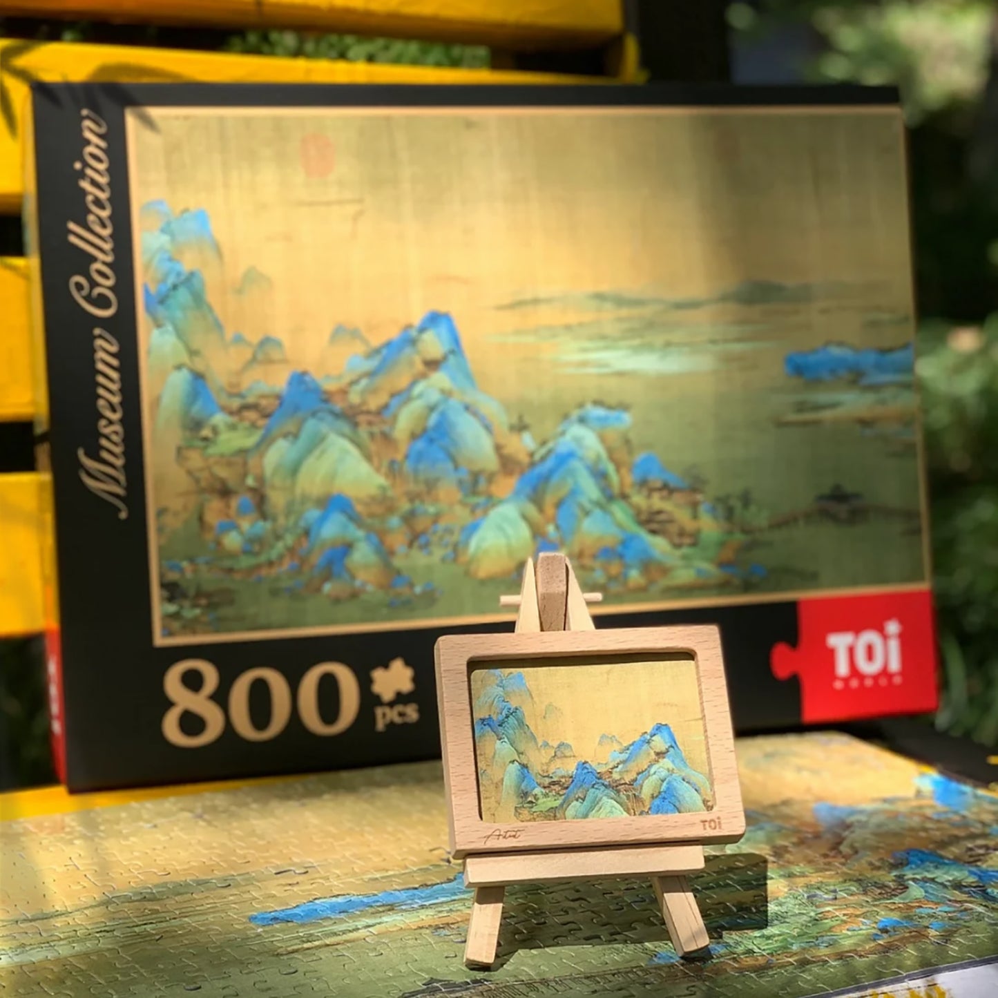 Thousand Miles of Mountains and Rivers 800 Piece Jigsaw Puzzle