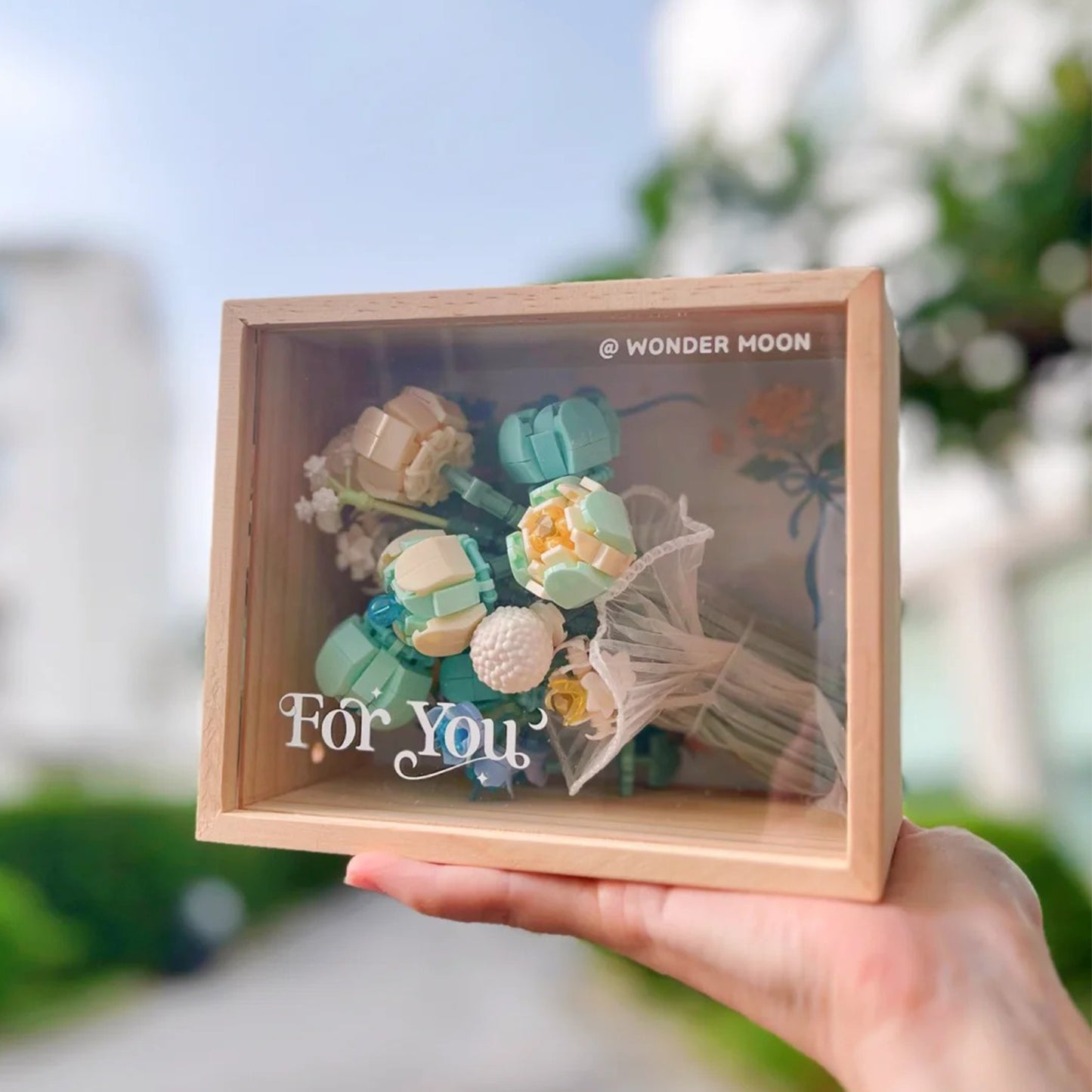 For You Series Stars Blooms Building Block Flower Bouquet Display Set