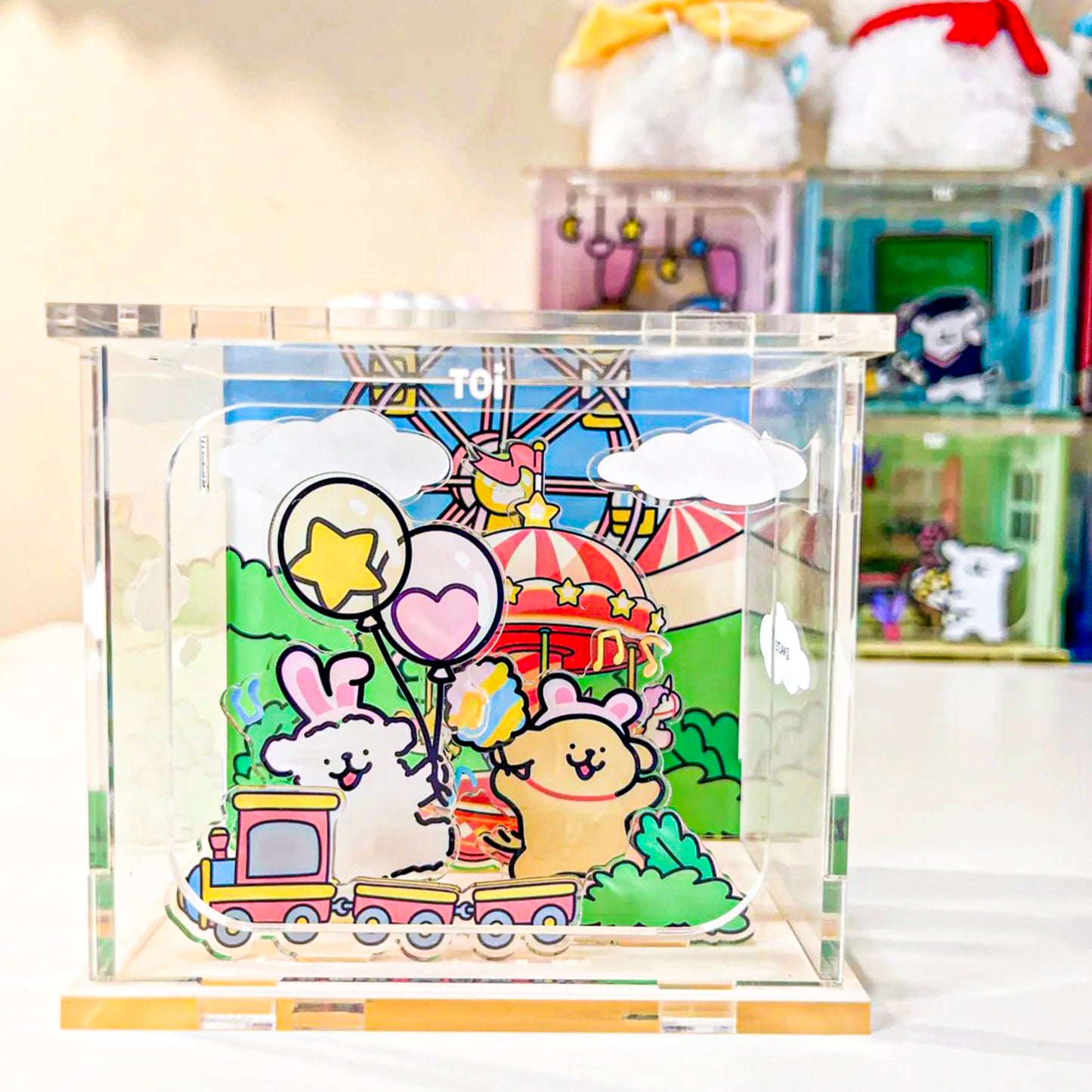 Maltese Puppy Playhouse Acrylic Puzzle