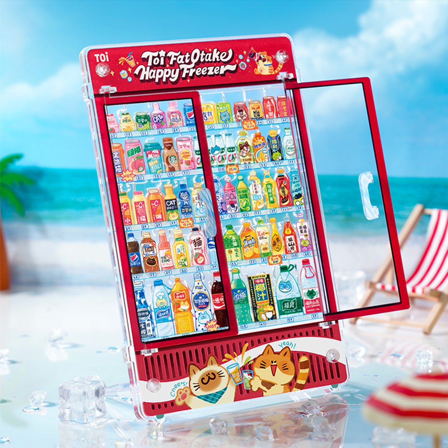 Infinite Snack Machine Happy Beverage Fridge Irregular Acrylic Puzzle