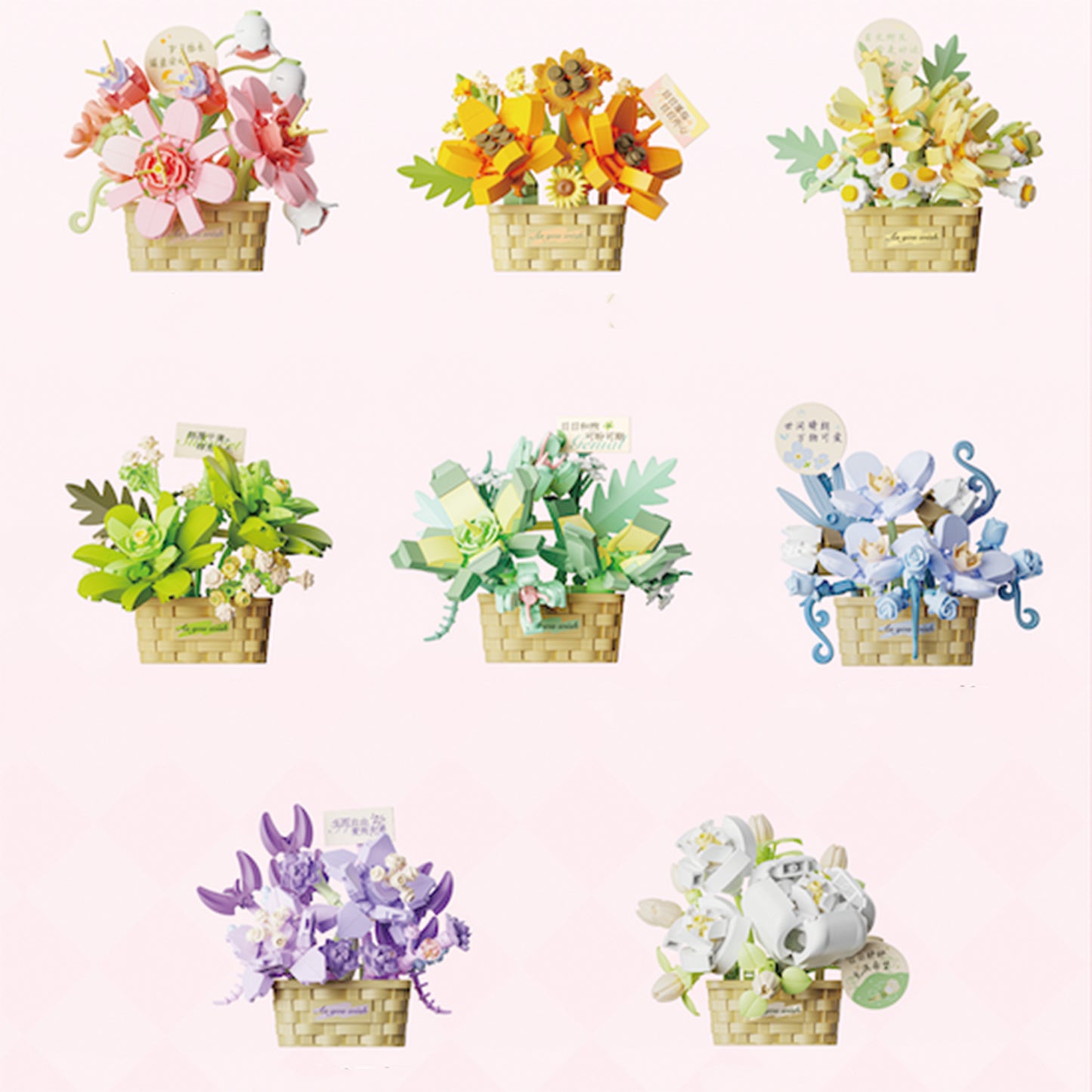 Blossom Sweet Talk Summer Longing Display Building Block Set