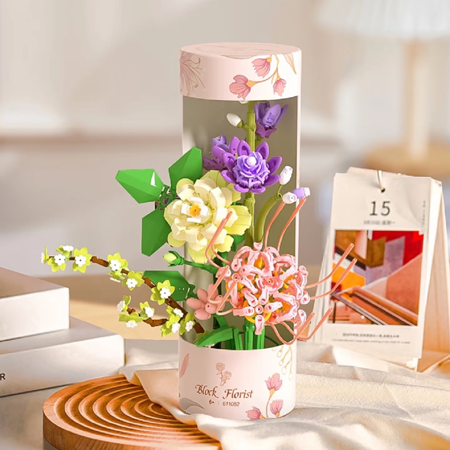 Block Florist Pink Sandy Sunshine