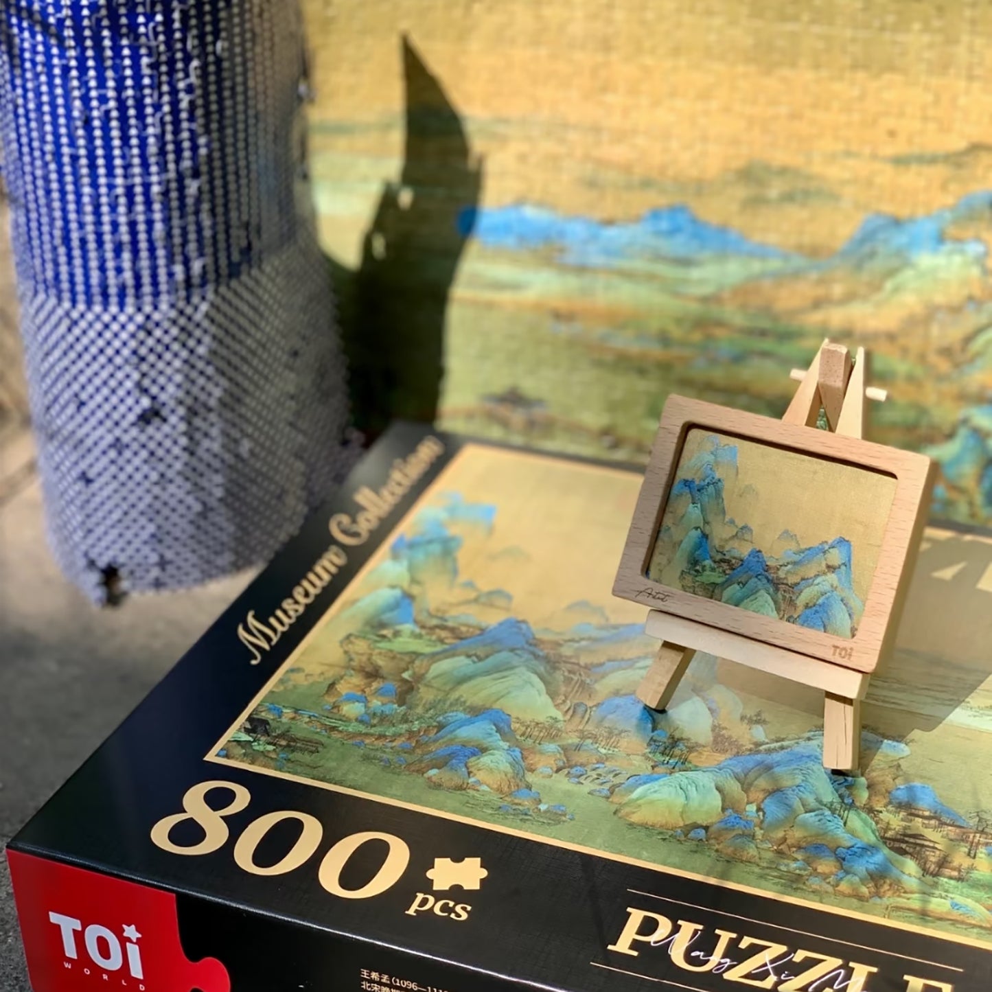 Thousand Miles of Mountains and Rivers 800 Piece Jigsaw Puzzle