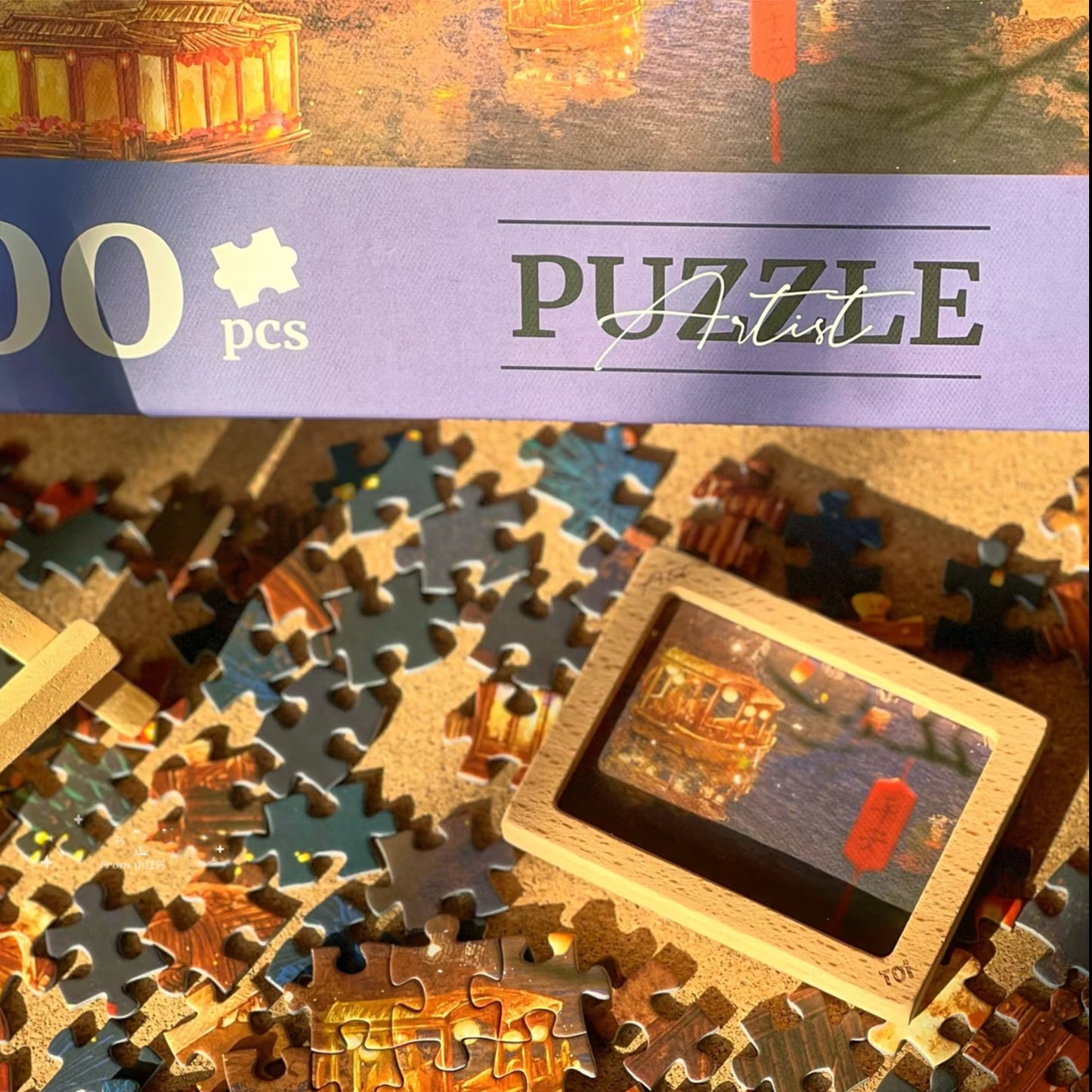 Night Mooring at Qinhuai 1000 Piece Jigsaw Puzzle
