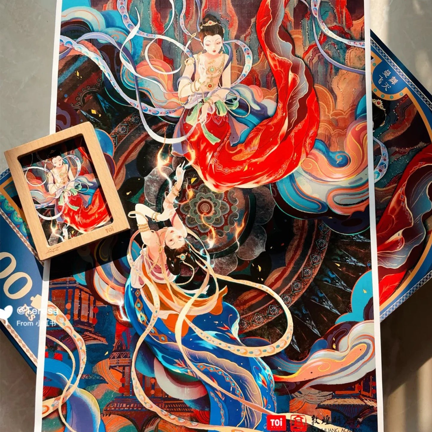 Radiant Dunhuang Series Graceful Dance of the Heavens 1000 Piece Jigsaw Puzzle