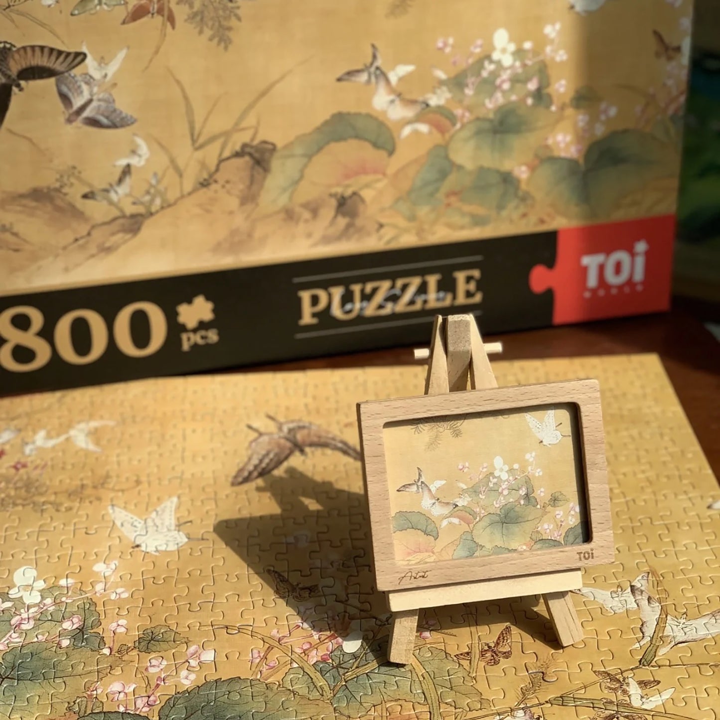 Hundreds of Butterflies 800 Piece Jigsaw Puzzle
