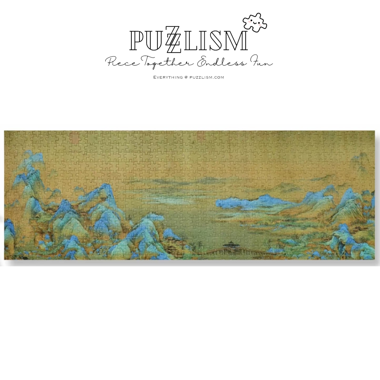 Thousand Miles of Mountains and Rivers 800 Piece Jigsaw Puzzle