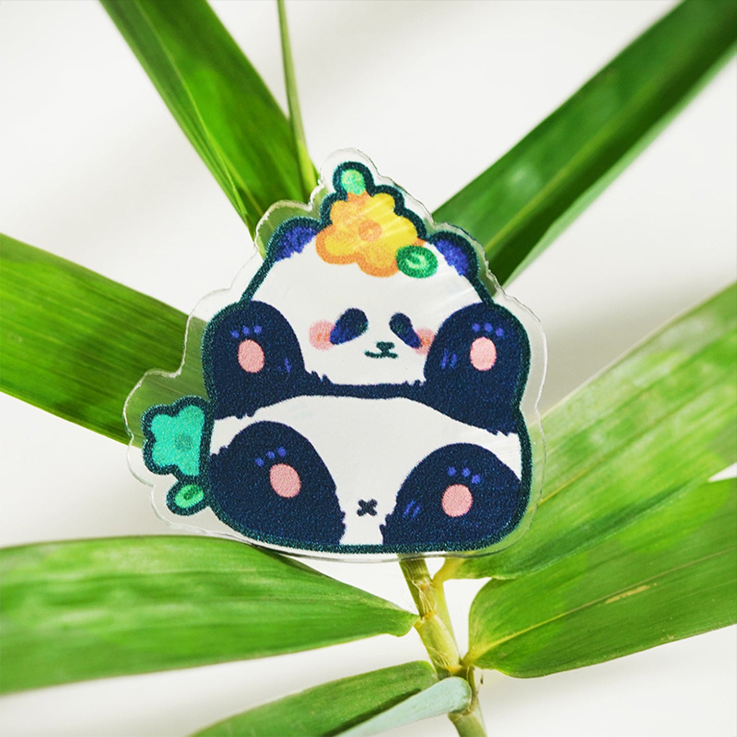 PETS IN THE BOTTLE Panda Hua Hua Animal Shaped Acrylic Puzzle