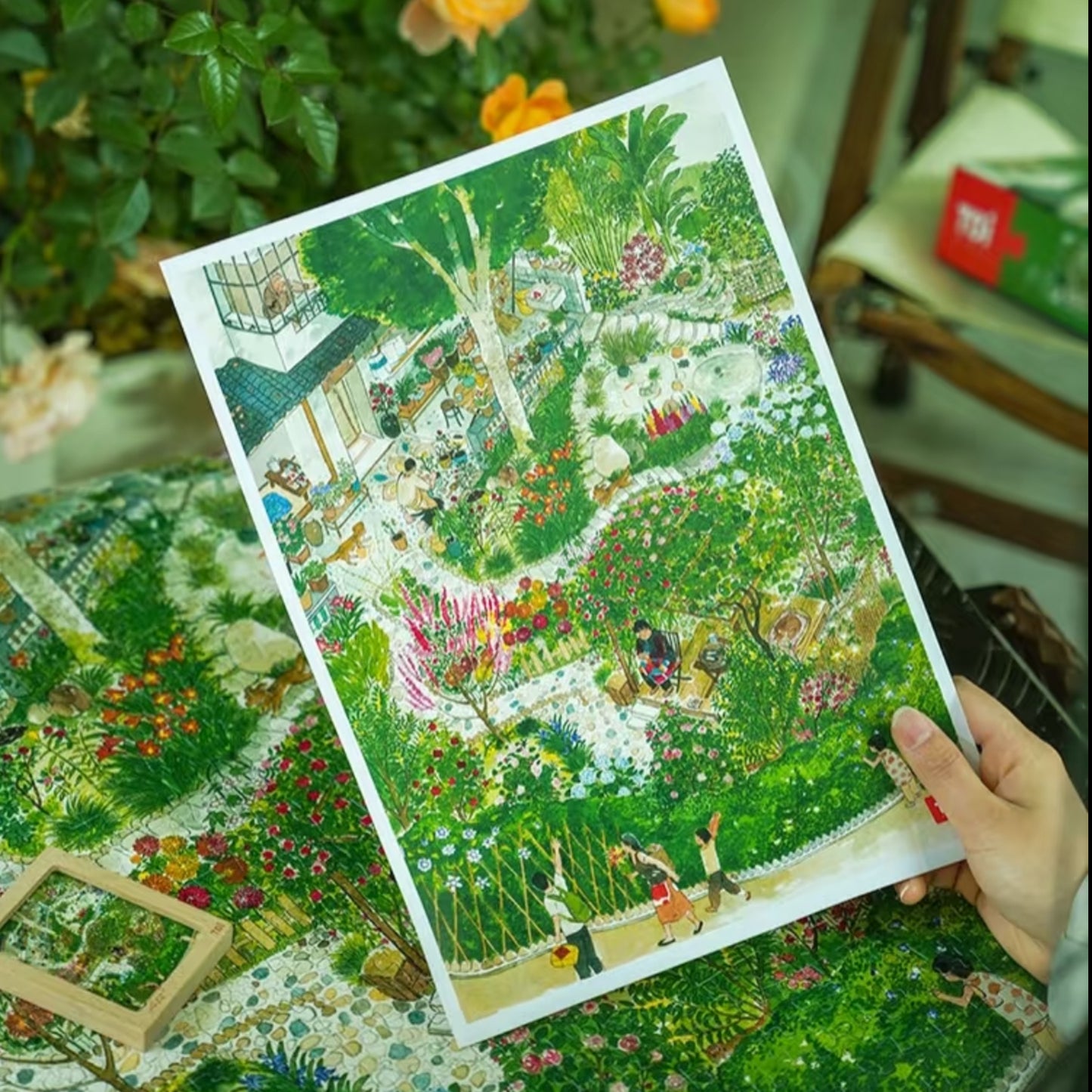 In Spring 1000 Piece Jigsaw Puzzle Separate Packages