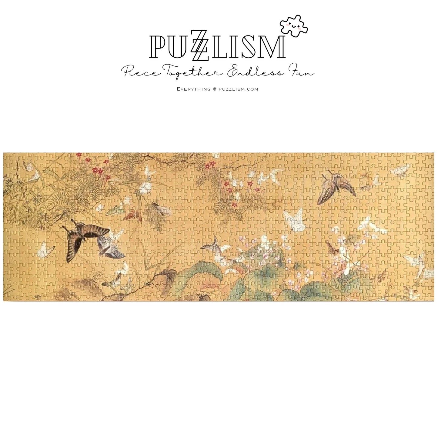 Hundreds of Butterflies 800 Piece Jigsaw Puzzle