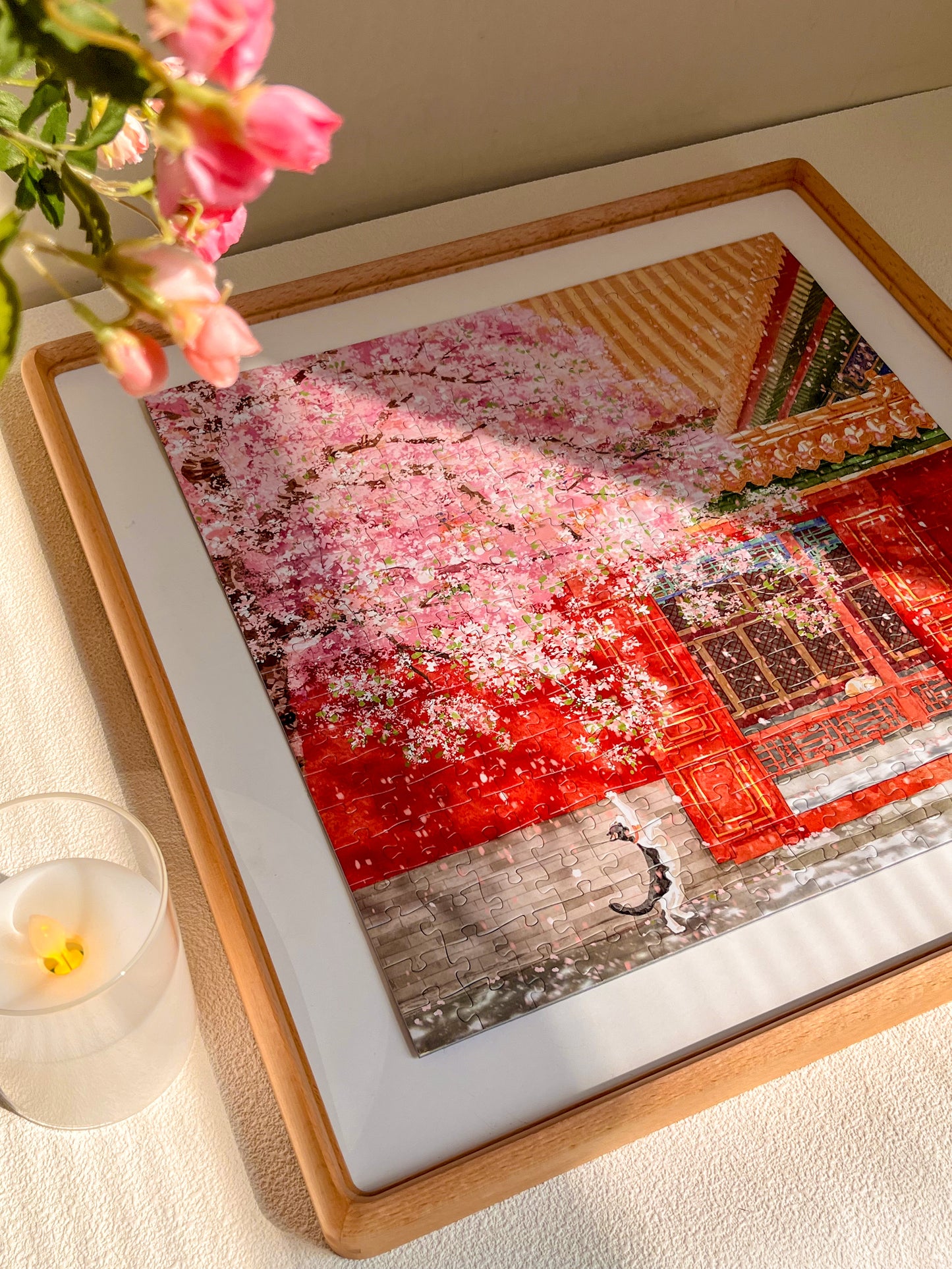 The Four Seasons of the Forbidden City Spring 300 Piece Jigsaw Puzzle
