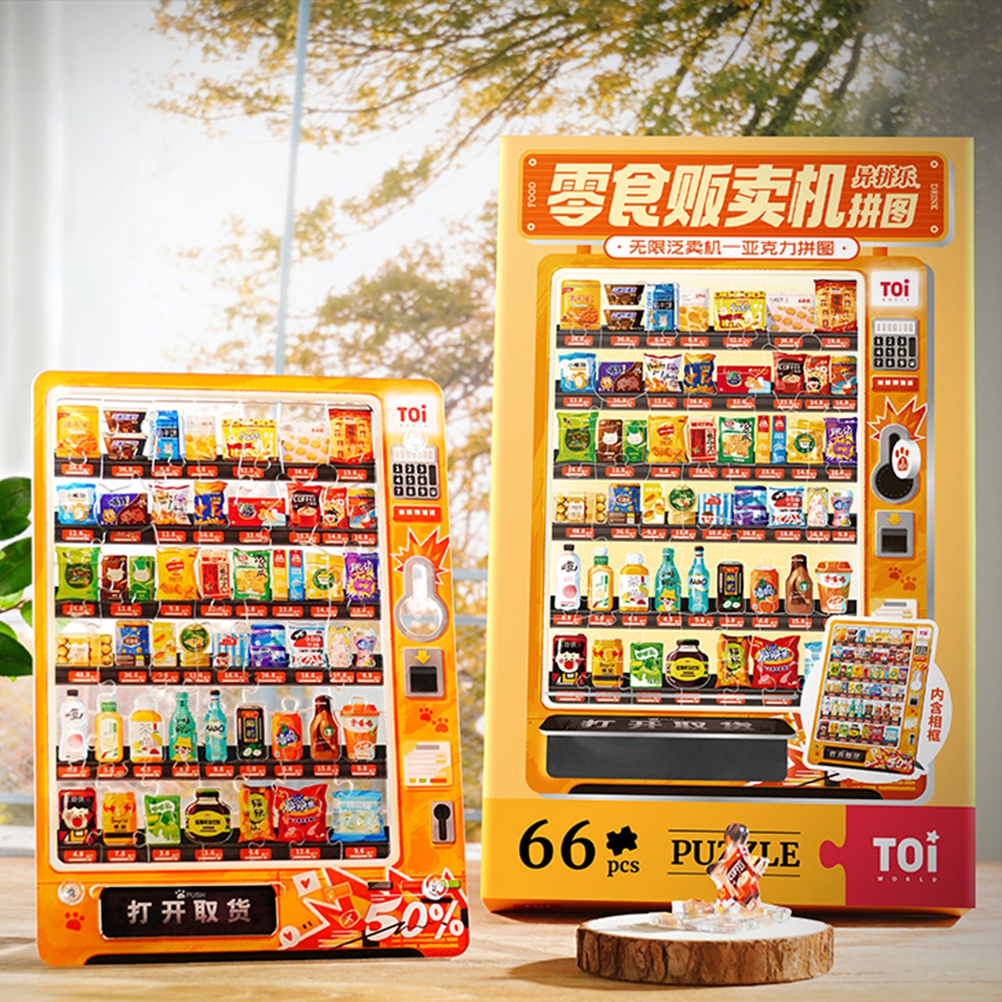 Infinite Snack Vending Machine Irregular Acrylic Puzzle