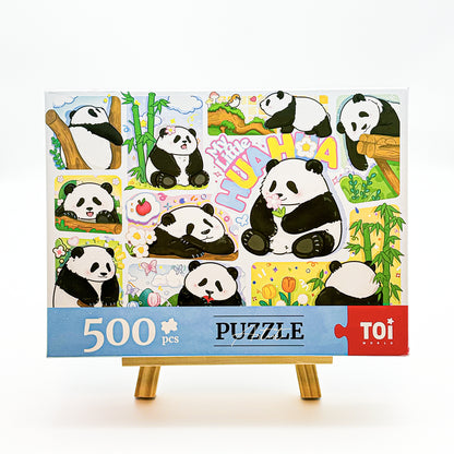 We Love Hua Hua 500 Piece Jigsaw Puzzle