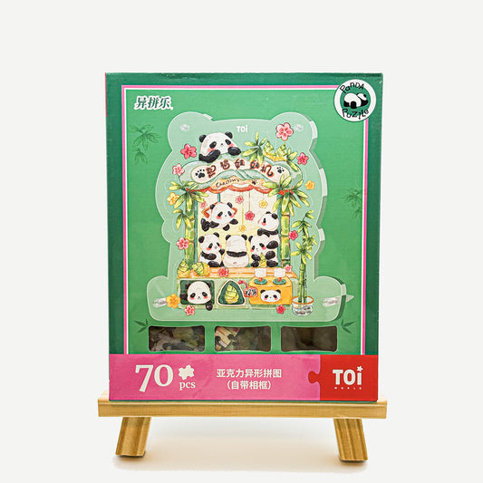 Panda Claw Machine 70 Piece Acrylic Puzzle