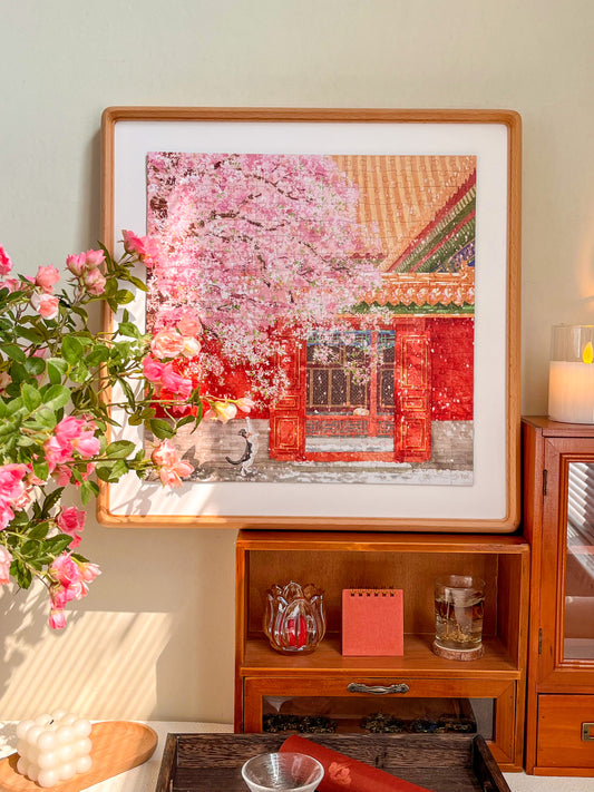 The Four Seasons of the Forbidden City Spring 300 Piece Jigsaw Puzzle