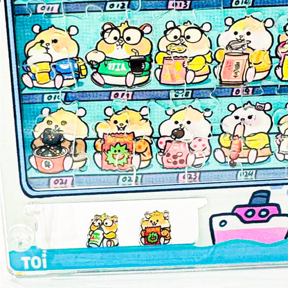 Infinite Snack Vending Machine Cute Hamster Irregular Acrylic Puzzle