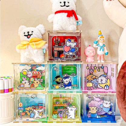 Maltese Puppy Playhouse Acrylic Puzzle