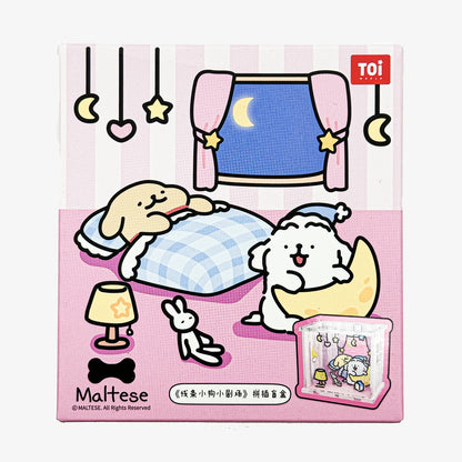 Maltese Puppy Playhouse Acrylic Puzzle