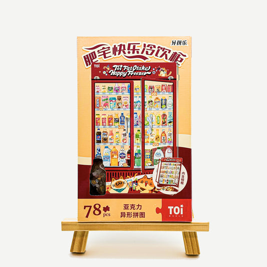 Infinite Snack Machine Happy Beverage Fridge Irregular Acrylic Puzzle