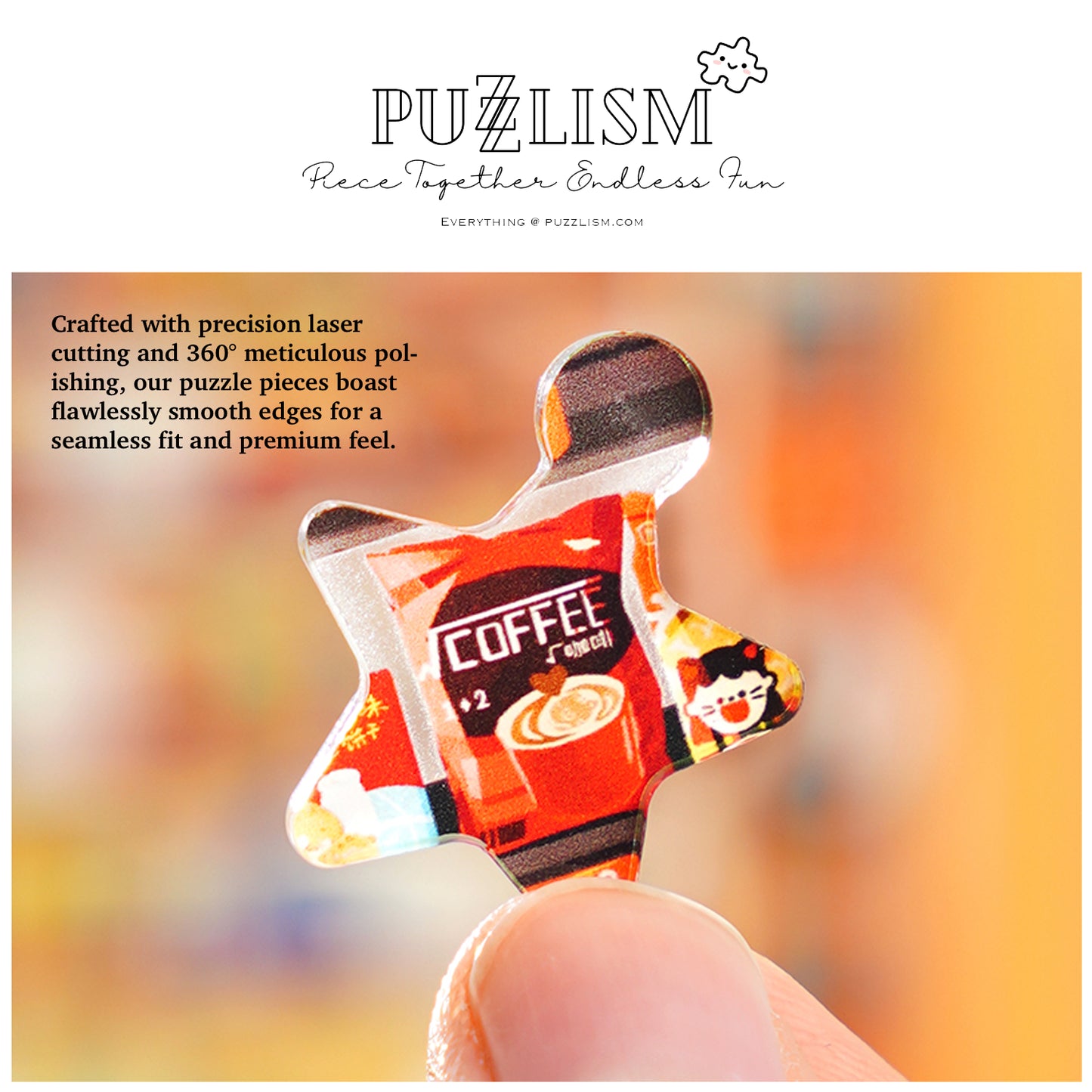 Infinite Snack Vending Machine Irregular Acrylic Puzzle