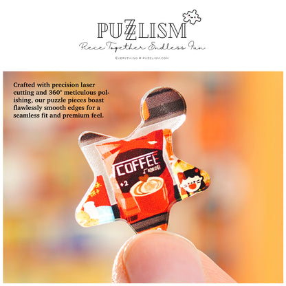 Infinite Snack Vending Machine Irregular Acrylic Puzzle