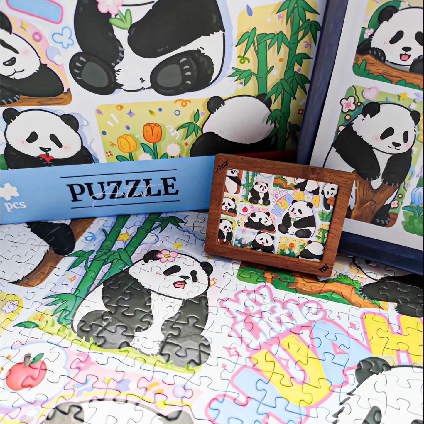 We Love Hua Hua 500 Piece Jigsaw Puzzle