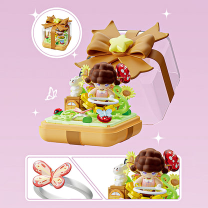 Star Wish Fingertip Love Gravity Building Block Set Ring Box