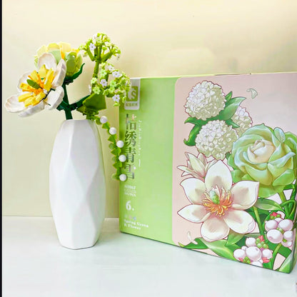 Block Florist Spring Green & Flowers