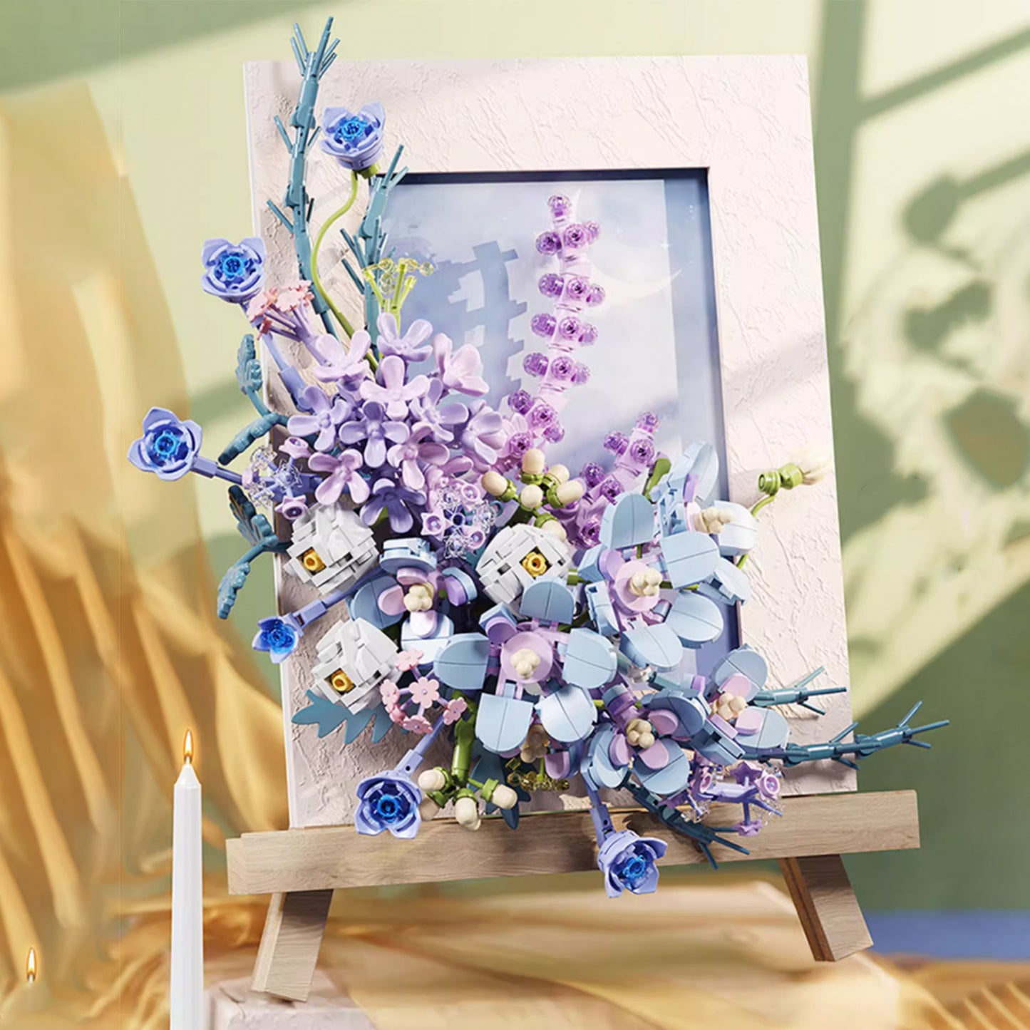 For You Series Flower Language and Painting Bouquet Display Set