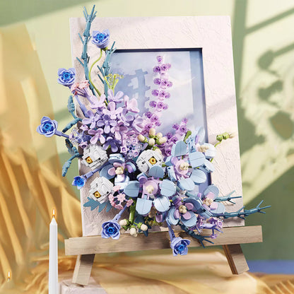 For You Series Flower Language and Painting Bouquet Display Set