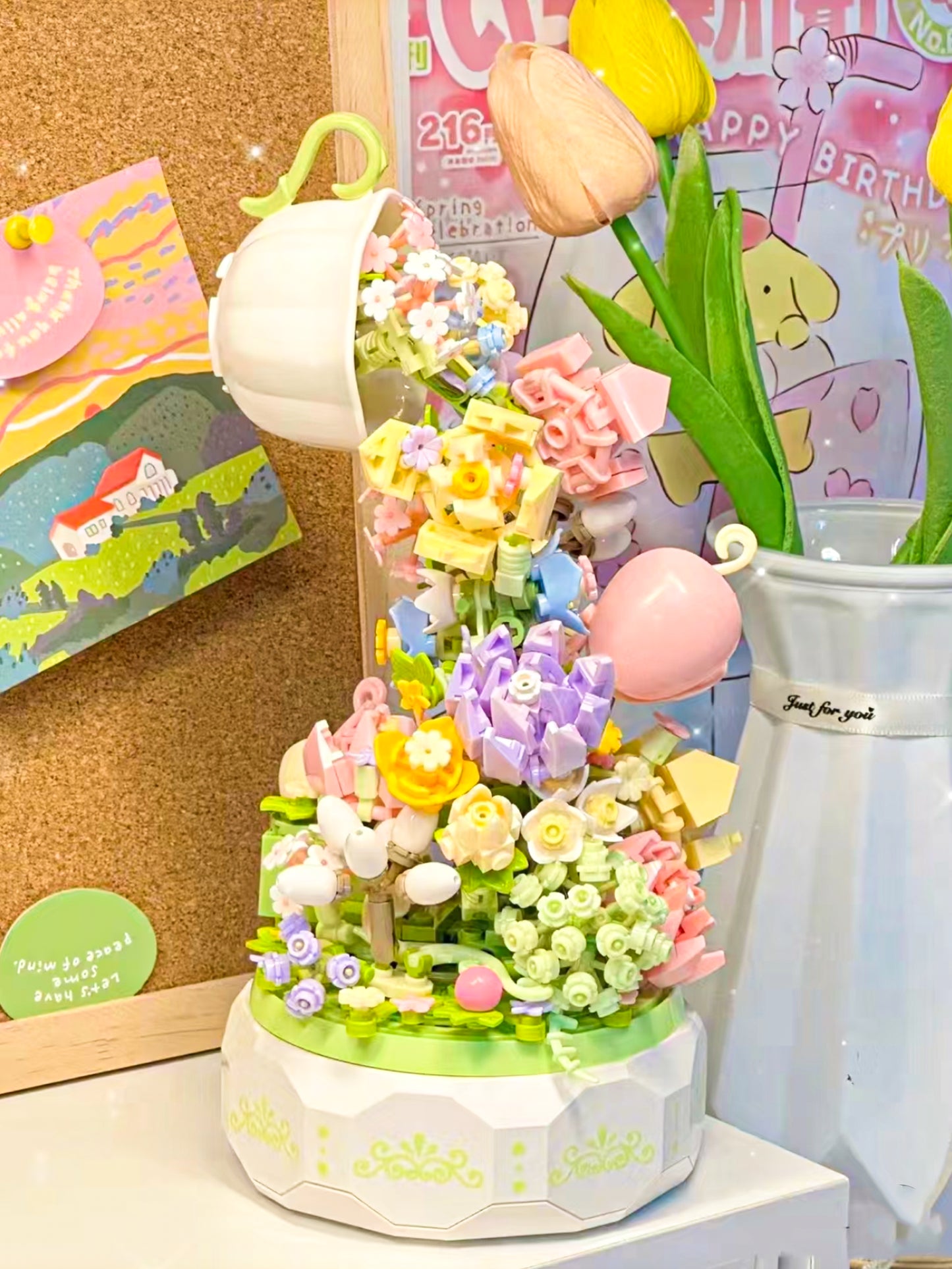 Block Florist Flower Tea