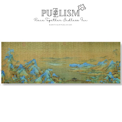 Thousand Miles of Mountains and Rivers 800 Piece Jigsaw Puzzle