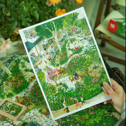 In Spring 1000 Piece Jigsaw Puzzle Separate Packages