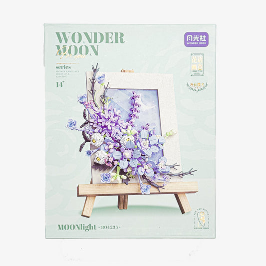For You Series Flower Language and Painting Bouquet Display Set