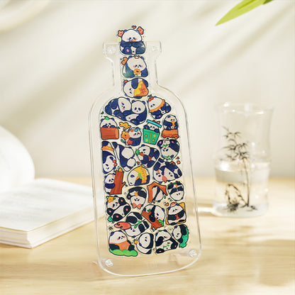 PETS IN THE BOTTLE Panda Hua Hua Animal Shaped Acrylic Puzzle